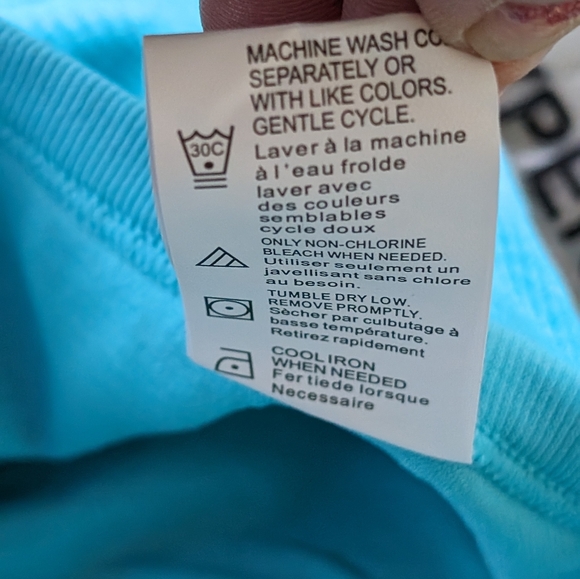 Jockey Essentials Cyan Blue Racerback Seamfree Jersey Ribbed Sports Bra NWT - Picture 4 of 12